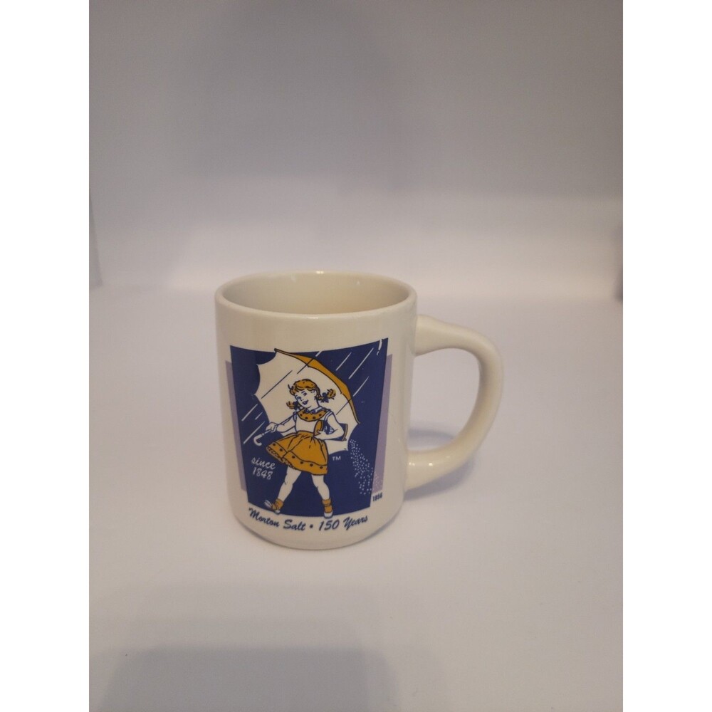 Vintage Morton Salt Girl... 150 Years... Collectible Coffee Cup/Mug..Bryan China